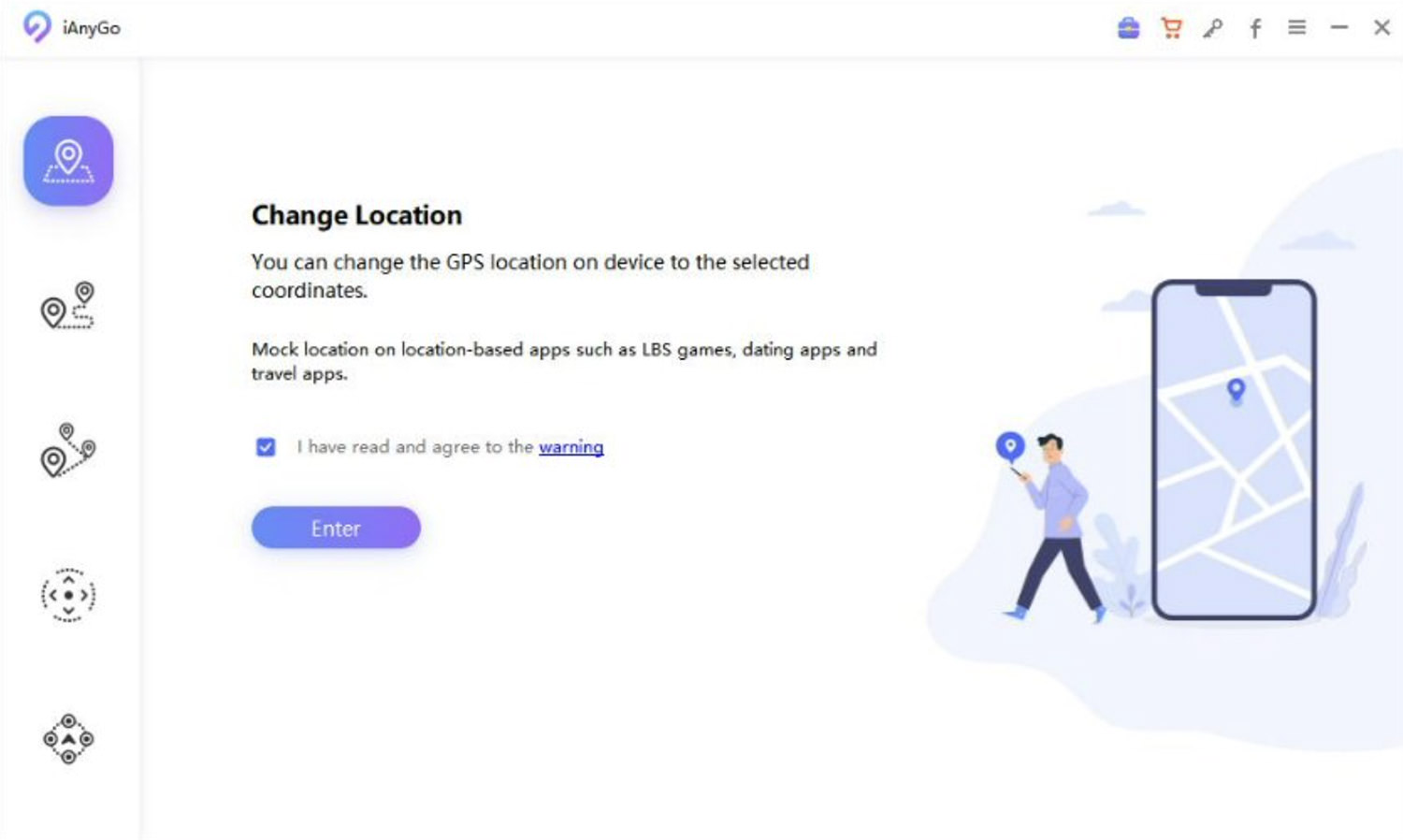 Installation process of Tenorshare iAnyGo