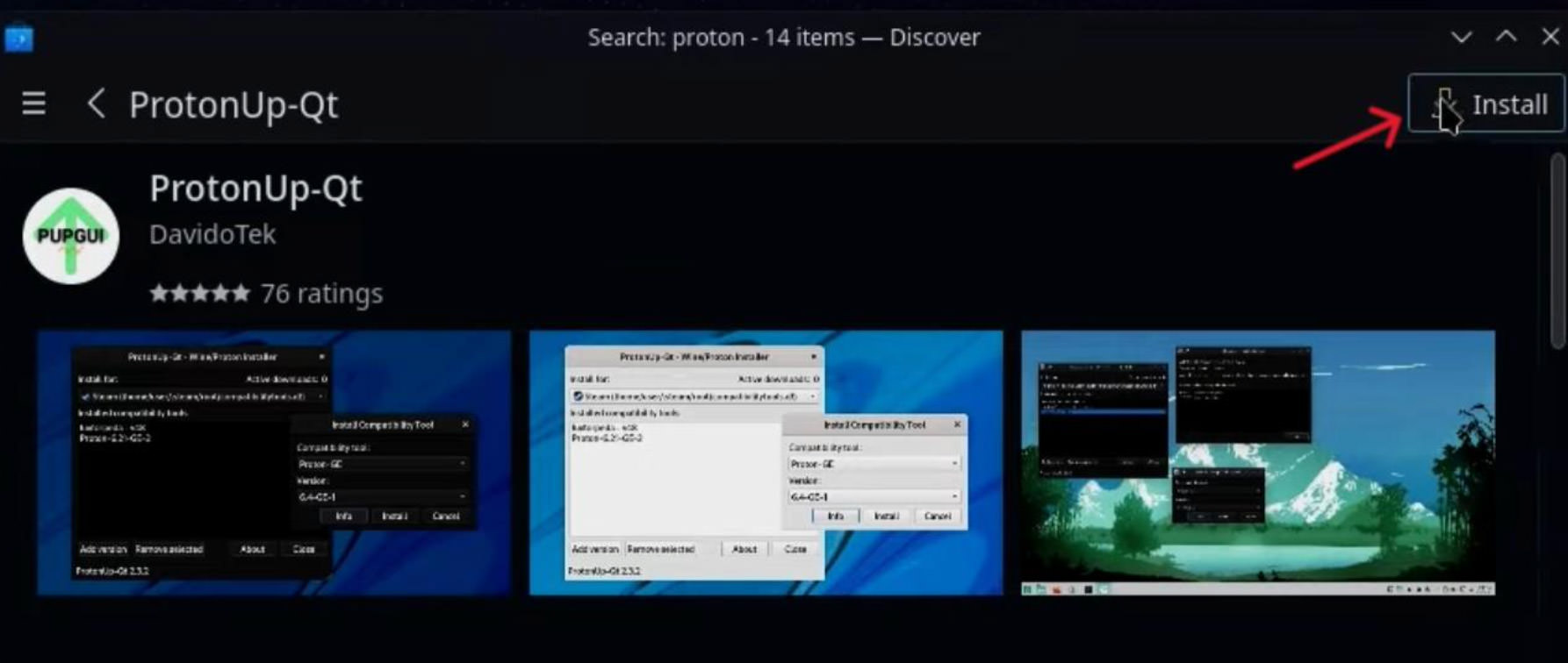 Installing ProtonUp-Qt on Steam Deck