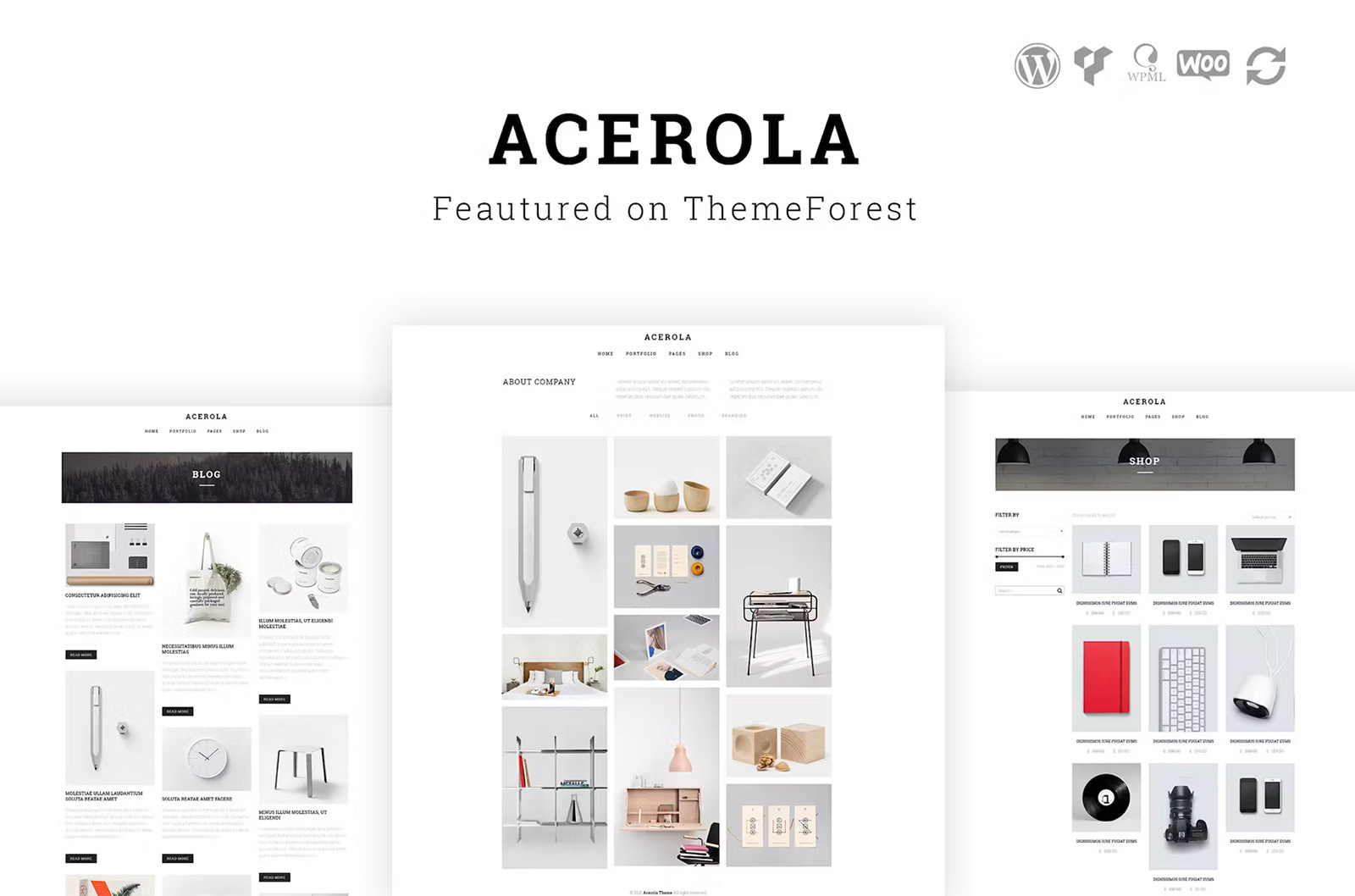 Acerola WordPress Theme