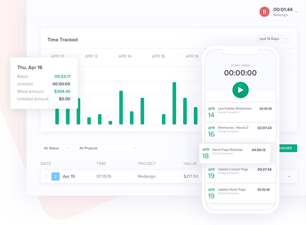 Bonsai Time Tracking