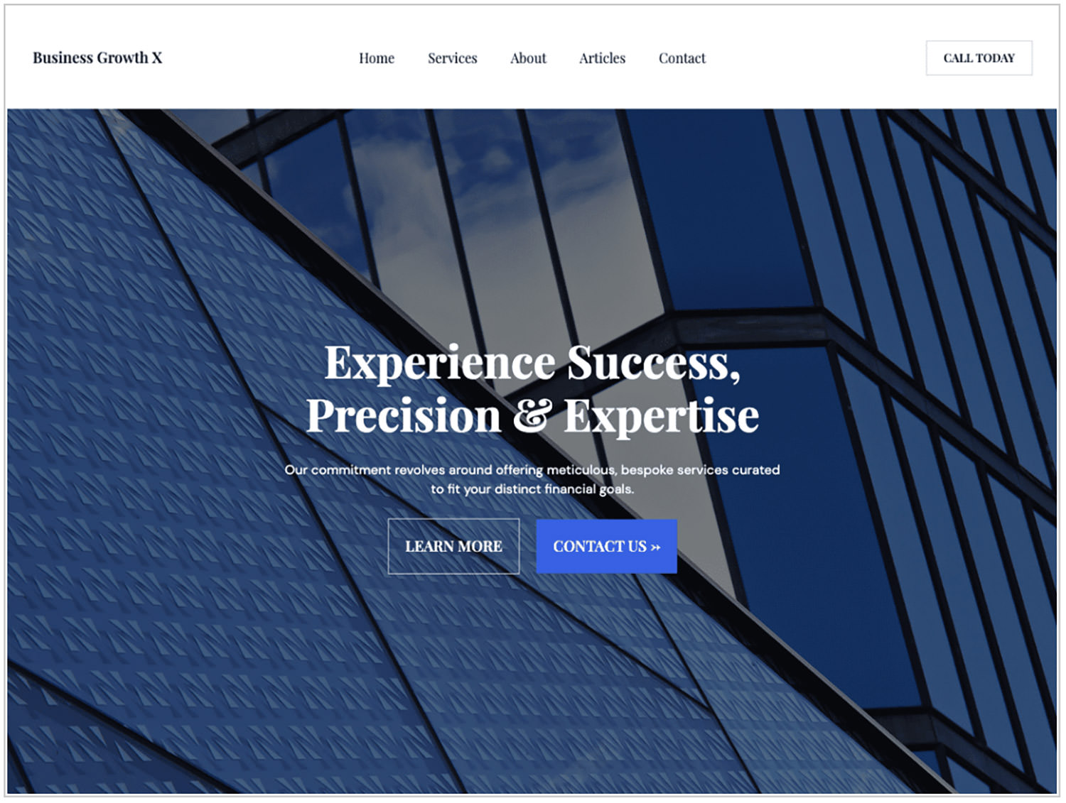 Business Growth X  WordPress Theme