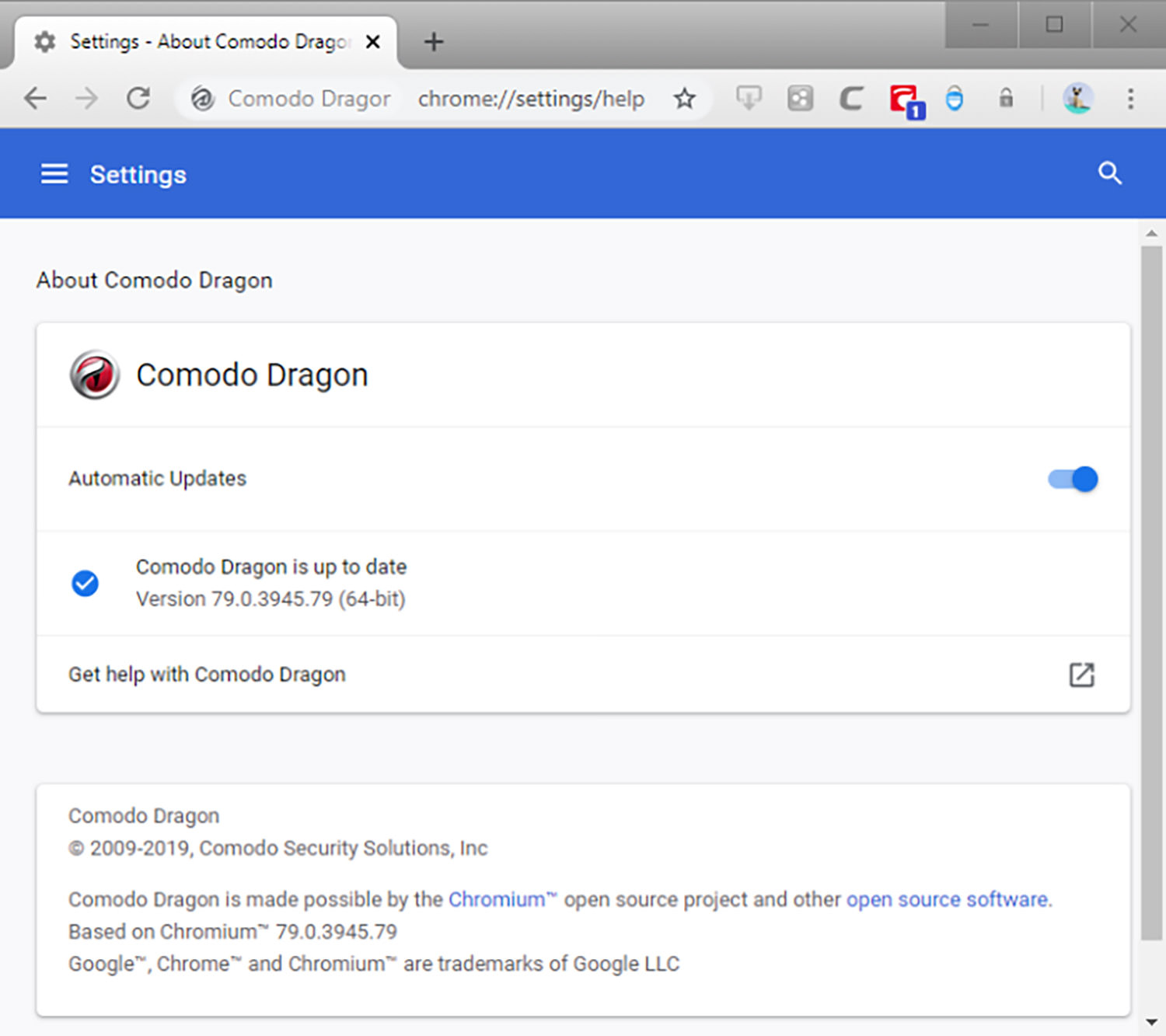 Comodo Dragon Browser