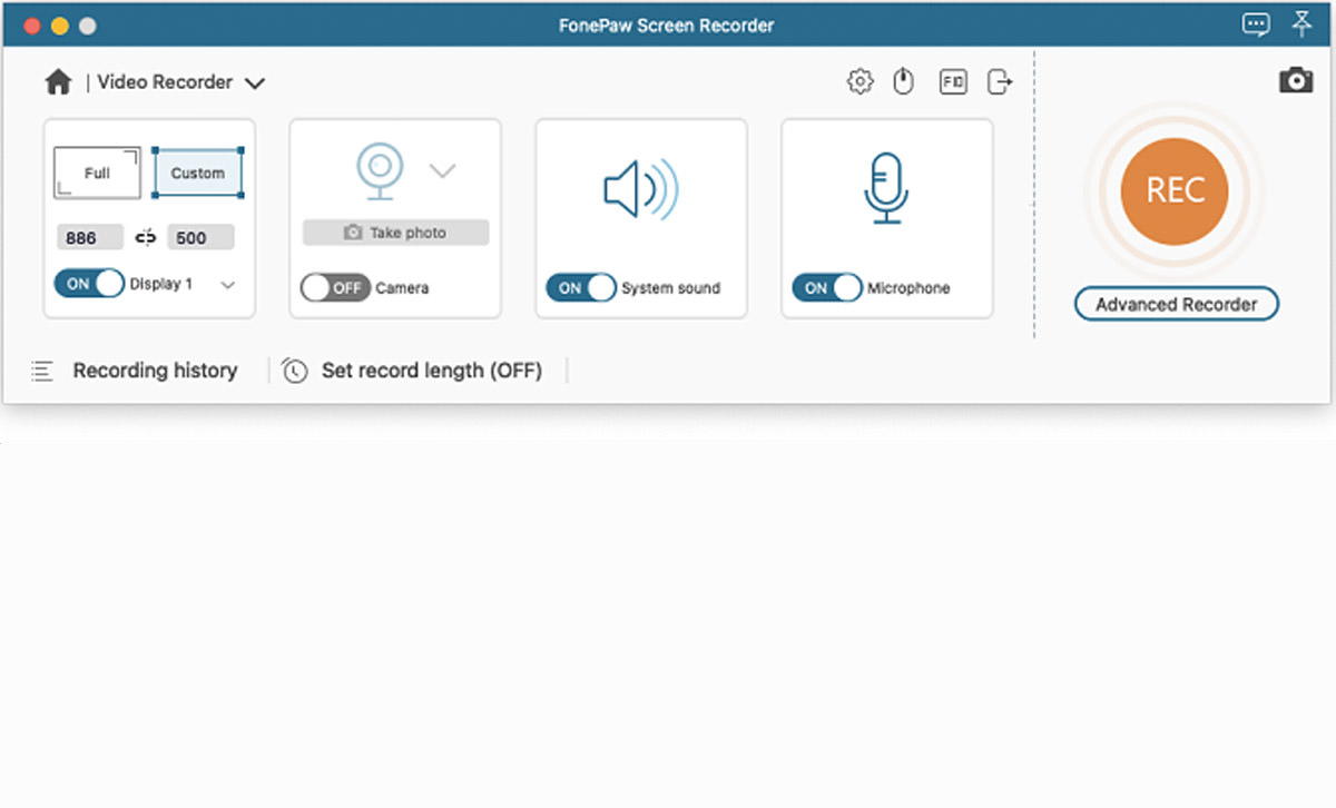 FonePaw Screen Recorder