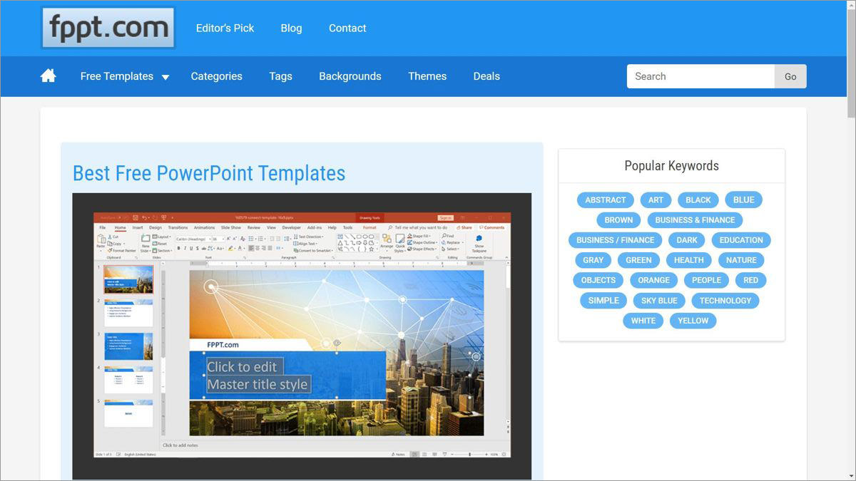 FPPT.com offers free PowerPoint templates