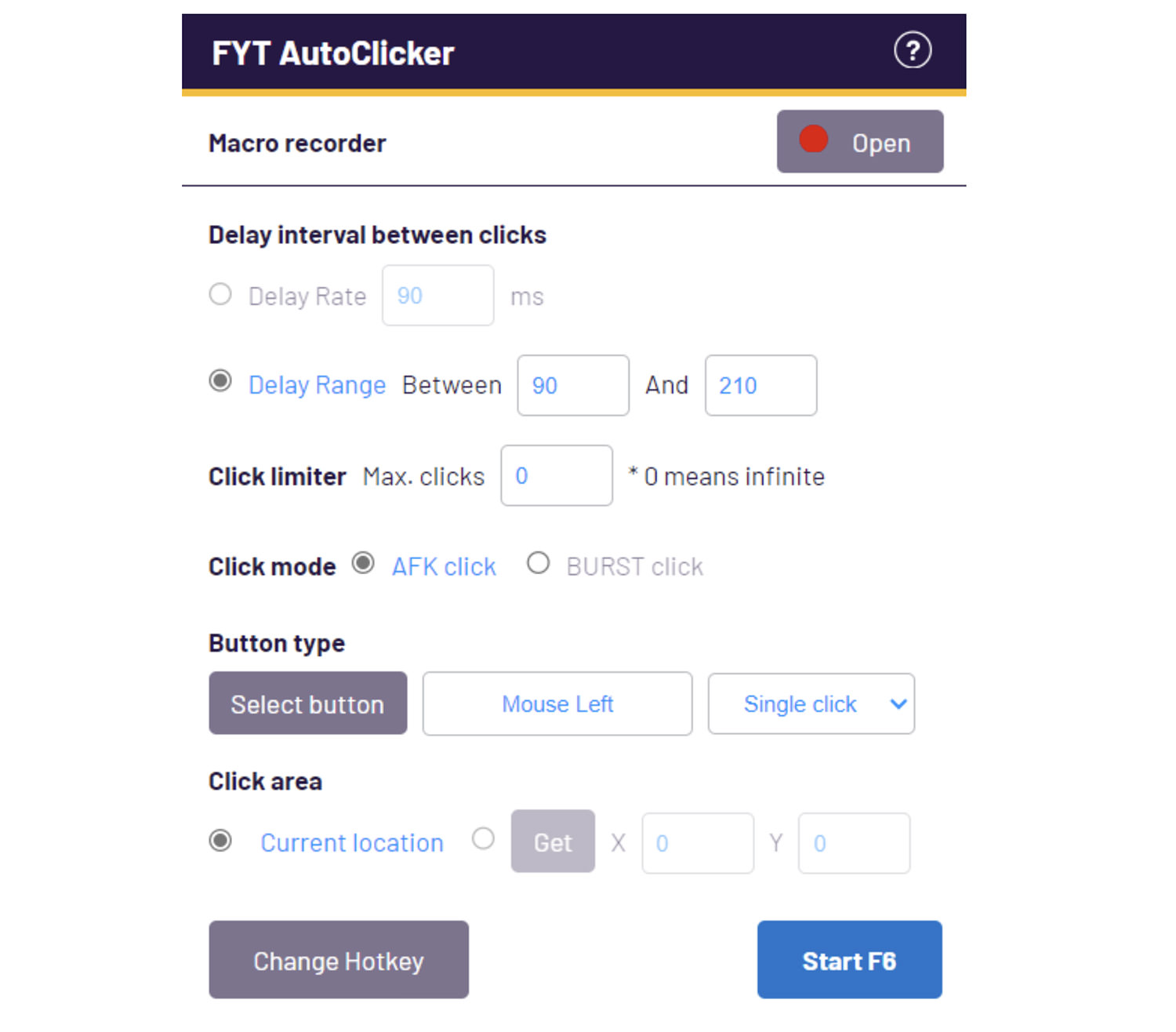 FYT Auto Clicker