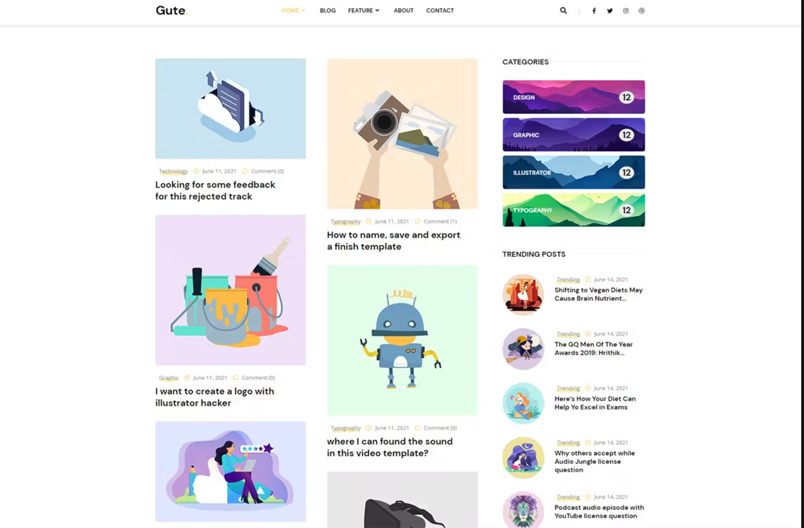 Gute WordPress Theme