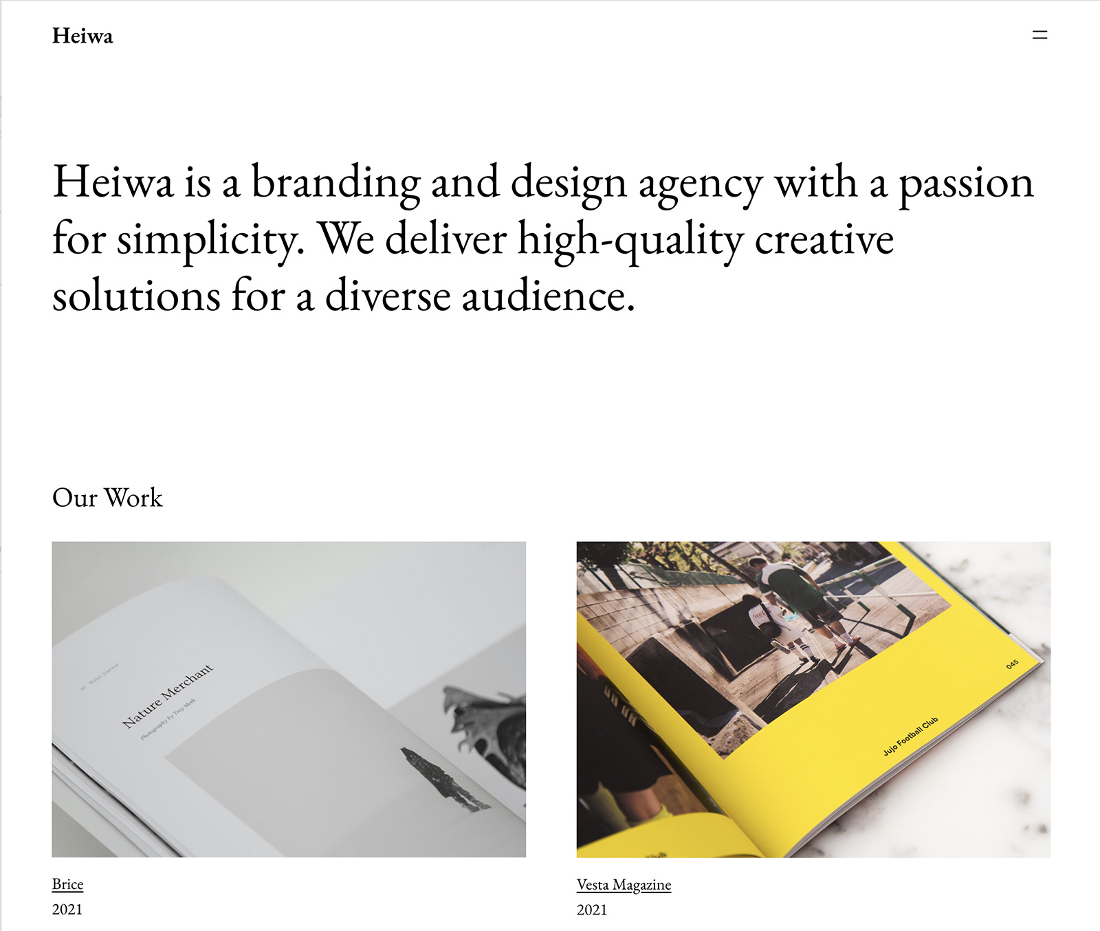 Heiwa WordPress Theme