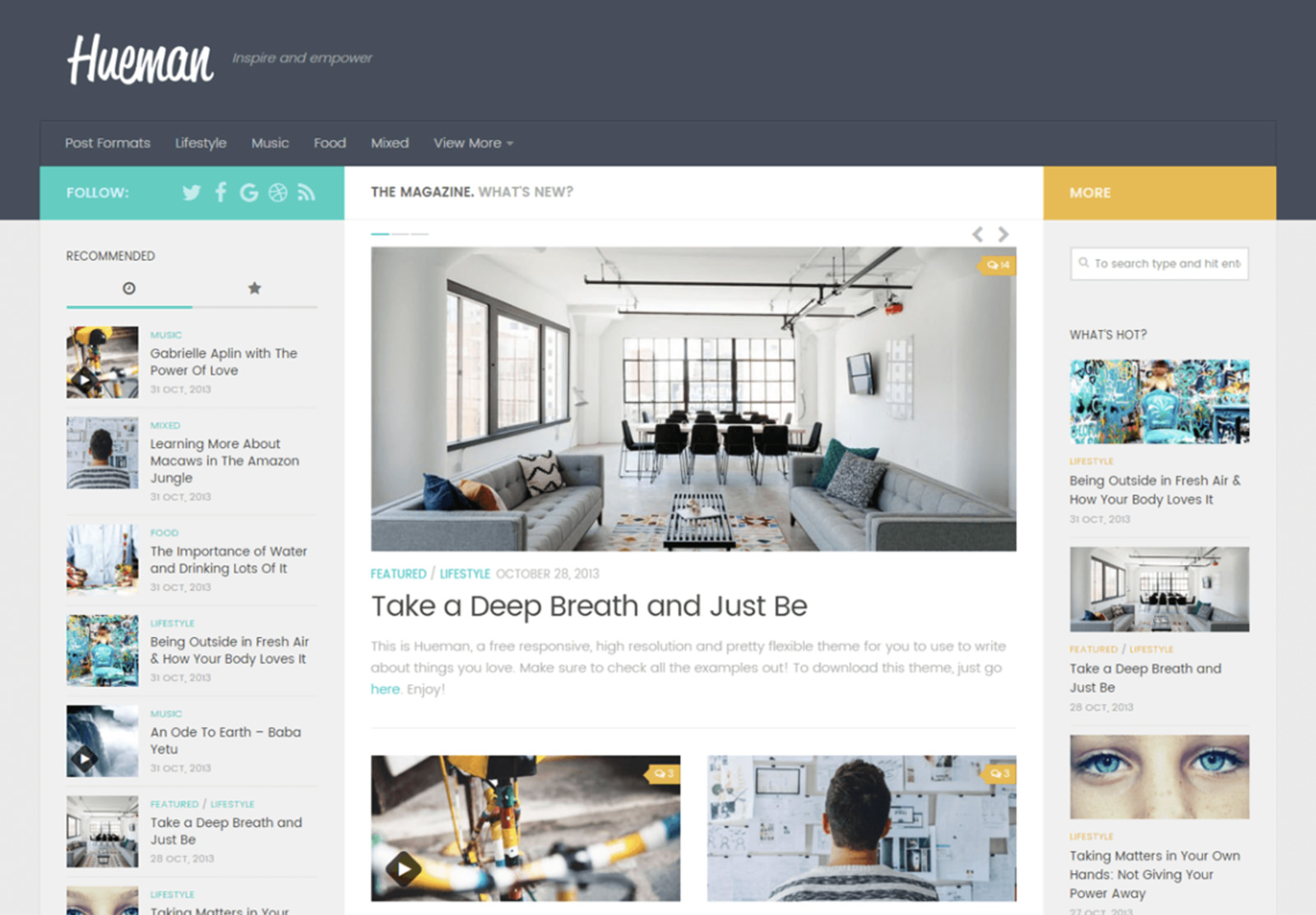 Hueman WordPress Theme