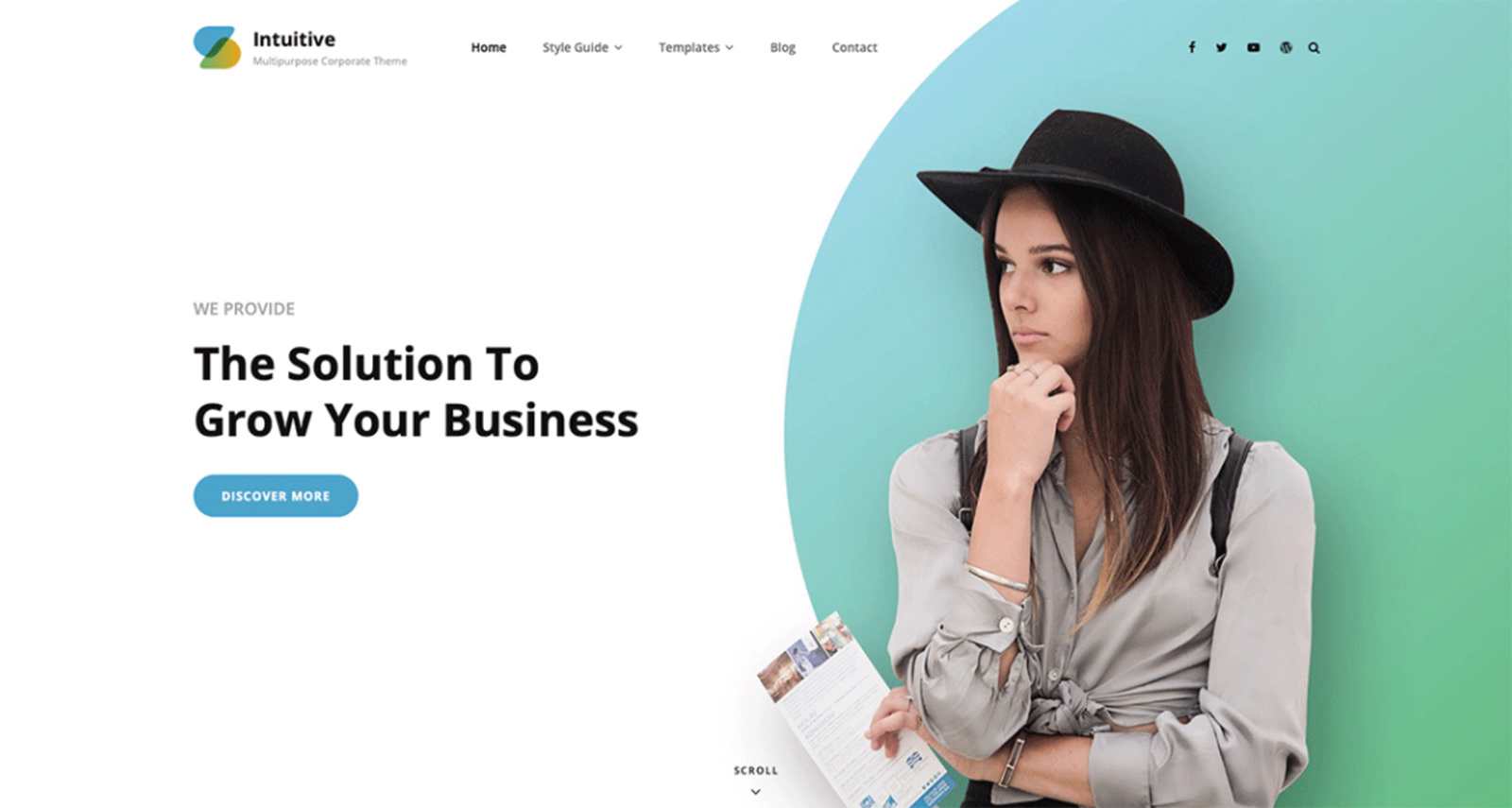 Intuitive WordPress Theme