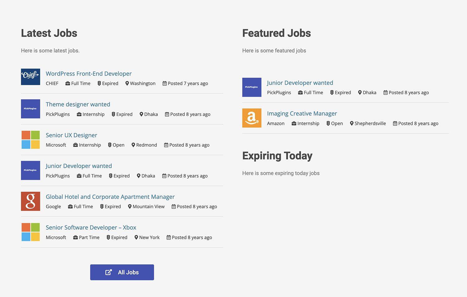 Job Board Manager Plugin