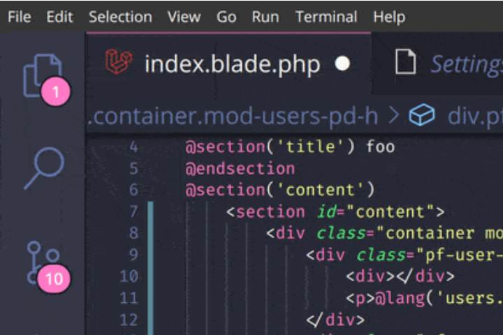 VSCode Blade Formatter