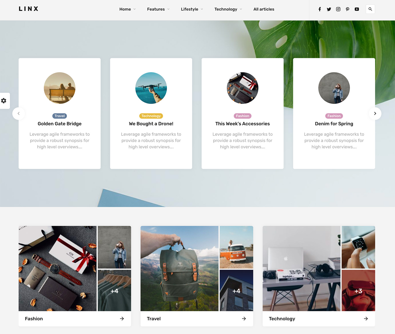 Linx WordPress Theme