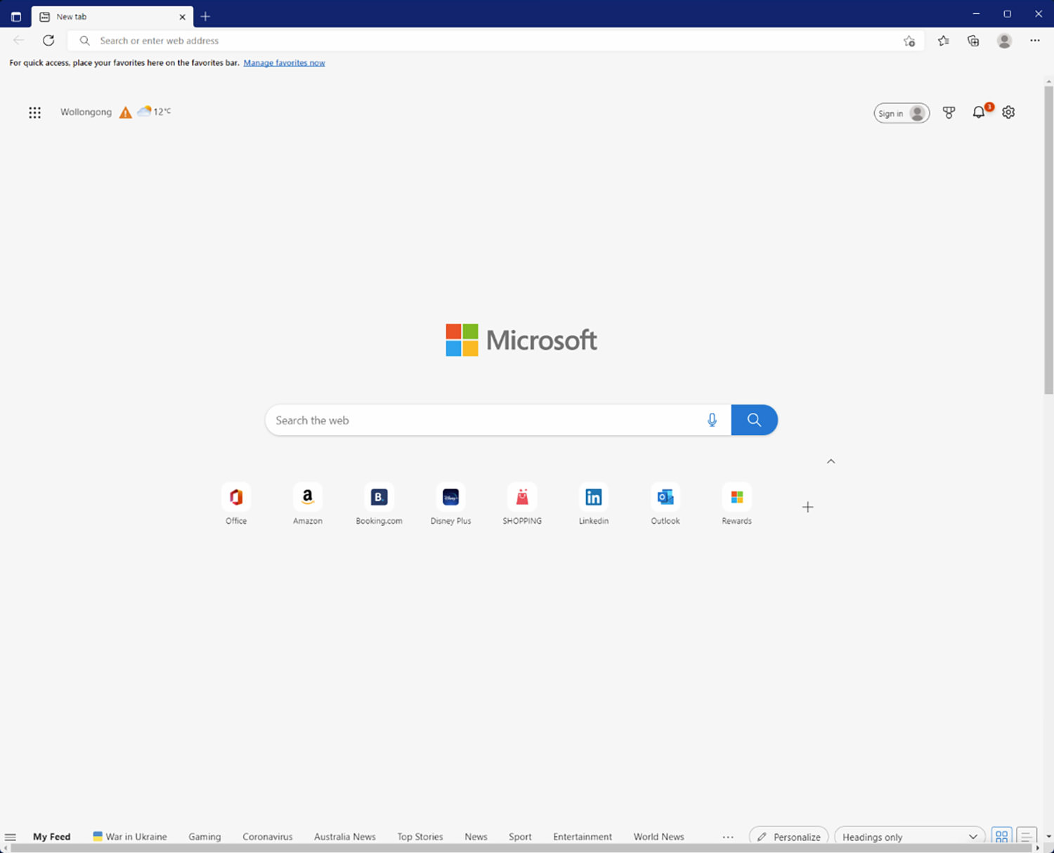 Microsoft Edge Browser