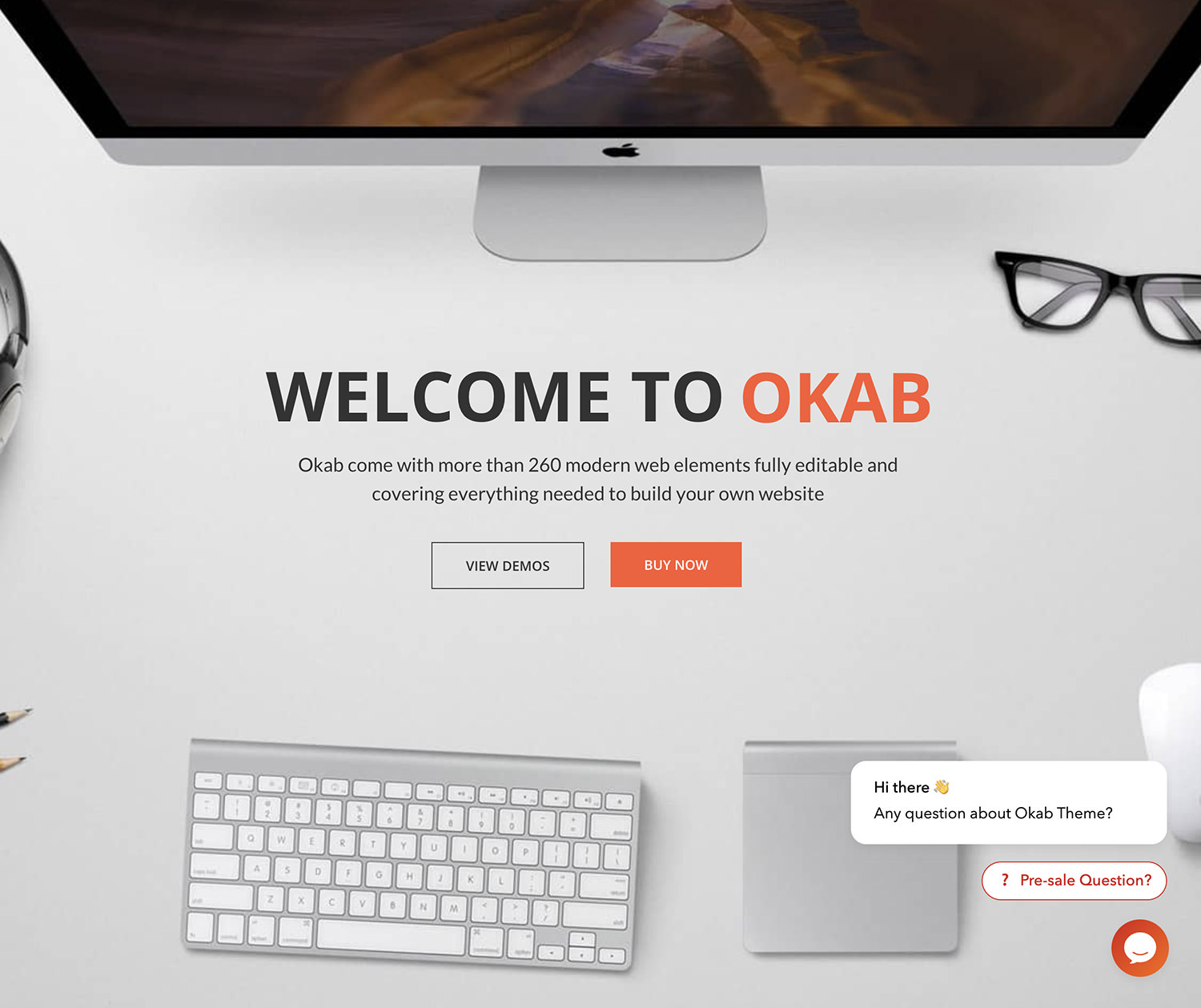 Okab WordPress Theme