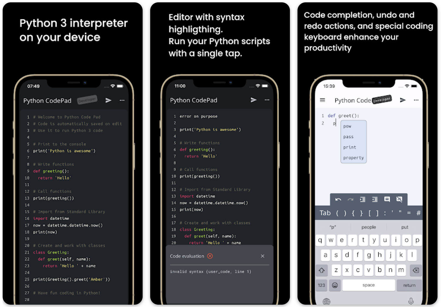 Python Code-Pad