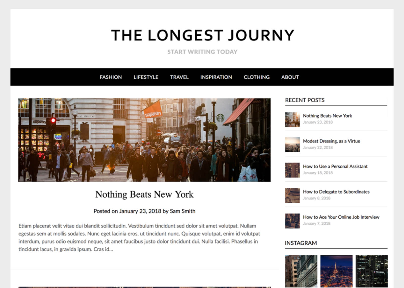 Simple ResponsiveBlogily WordPress Theme