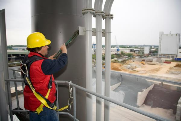 employee working as a steamfitter