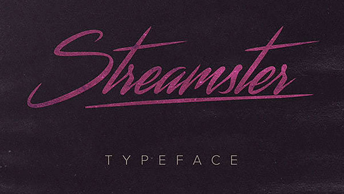 Streamster Typeface