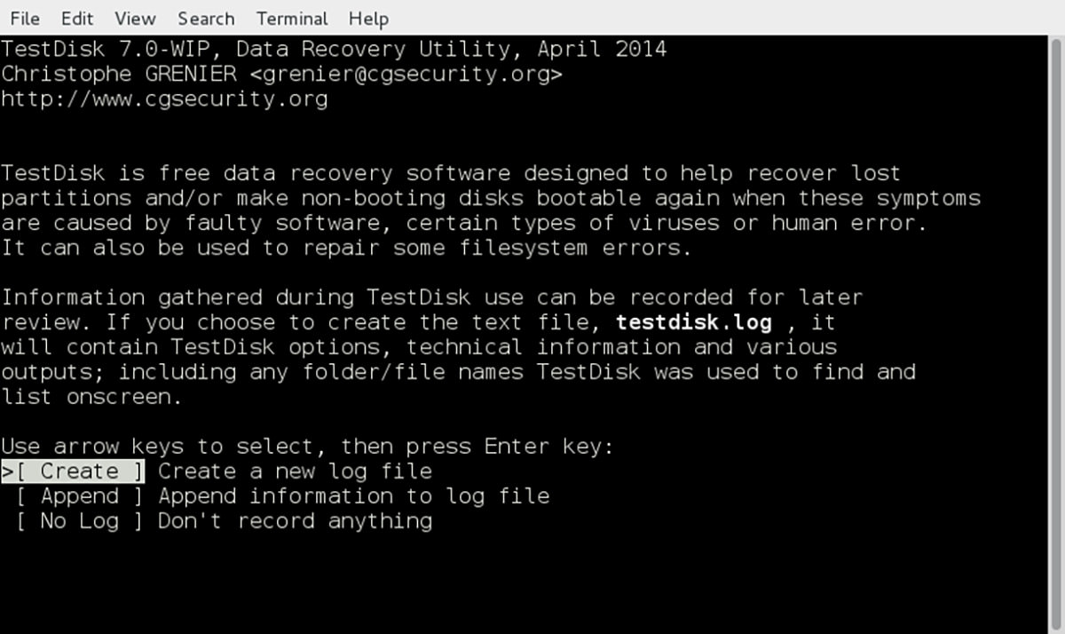 TestDisk Data Recovery Tool