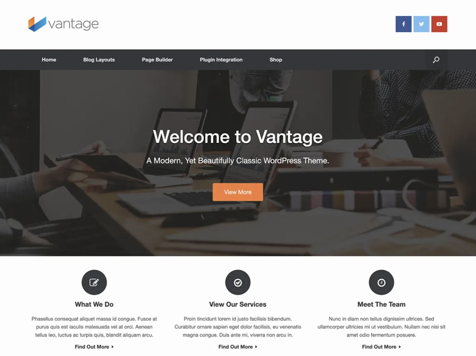 Vantage WordPress Theme